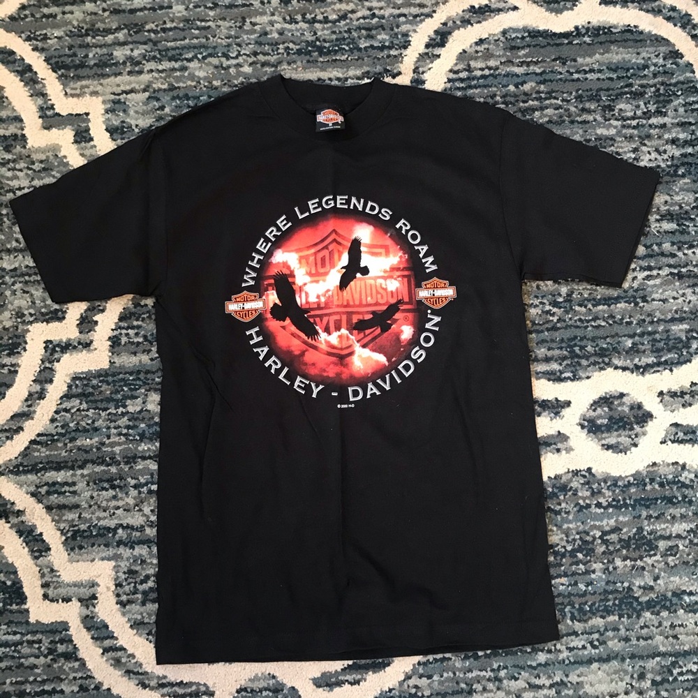 Vintage Harley Davidson T Shirt 2000 Made Usa Sz M